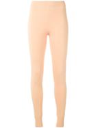 Joseph - Stretch Knit Leggings - Women - Viscose/nylon/spandex/elastane - S, Nude/neutrals, Viscose/nylon/spandex/elastane