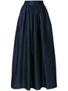 Nehera Taffeta Maxi Skirt - Blue