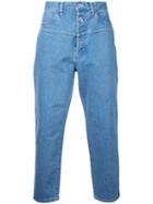 En Route - Cropped Jeans - Men - Cotton - 3, Blue, Cotton