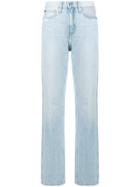 Calvin Klein Jeans High-rise Straight Jeans - Blue