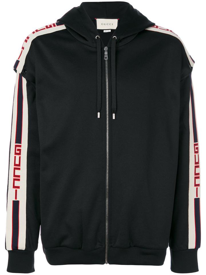 Gucci - Technical Jersey Hooded Sweatshirt - Men - Cotton/polyamide/polyester - L, Black, Cotton/polyamide/polyester