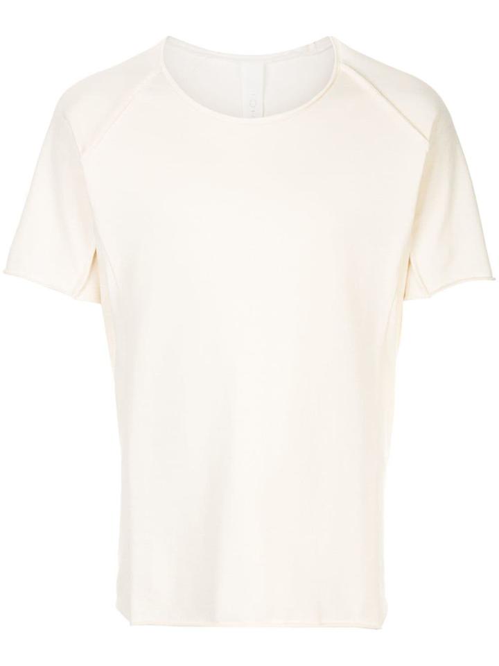 Carpe Diem Raw Hem T-shirt - Yellow