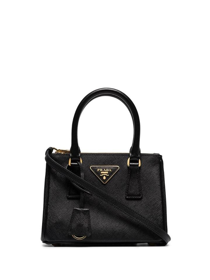 Prada Black Mini Gallery Tote