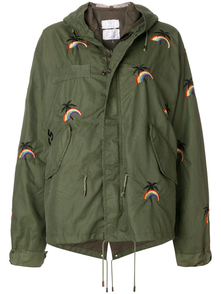 As65 Rainbow Parka - Green