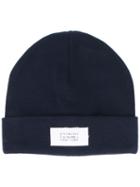 Givenchy Knitted Beanie Hat - Blue