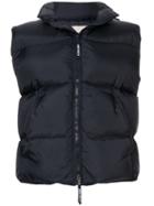 Nina Ricci Padded Plain Gilet - Blue