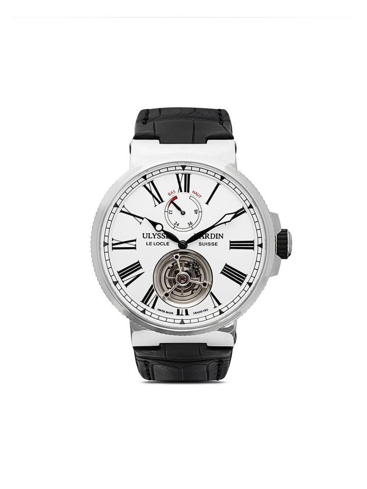 Ulysse Nardin Marine Tourbillon Manufacture 43mm - White Enamel