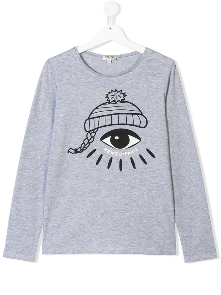 Kenzo Kids Teen Eye Sweatshirt - Grey