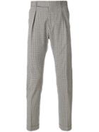 Paul Smith Checked Tailored Trousers - Nude & Neutrals
