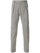 Paul Smith Checked Tailored Trousers - Nude & Neutrals