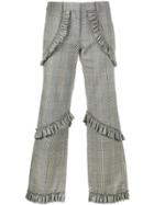 Simone Rocha Prince Of Wales Checked Trousers - Grey