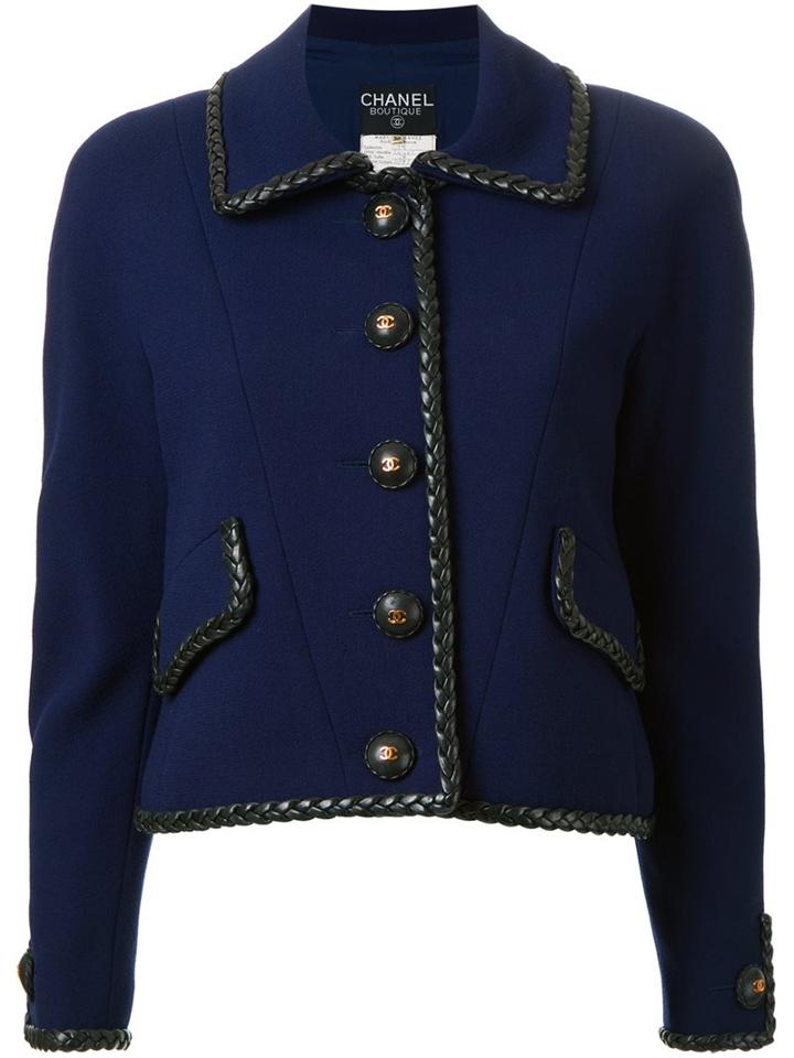 Chanel Vintage Braided Trim Jacket