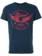 Diesel 'diego' T-shirt, Men's, Size: Small, Blue, Cotton
