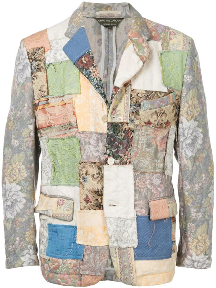 Comme Des Garçons Vintage Tapestry Patchwork Blazer - Multicolour