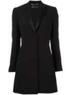 Versace Tuxedo Dress, Women's, Size: 40, Black, Silk/acetate/viscose