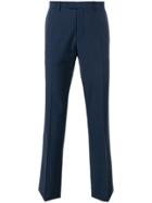 Theory Check Tailored Trousers - Blue