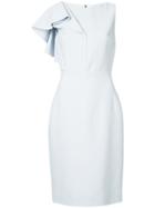 Antonio Berardi Asymmetric Sleeve Dress - Blue