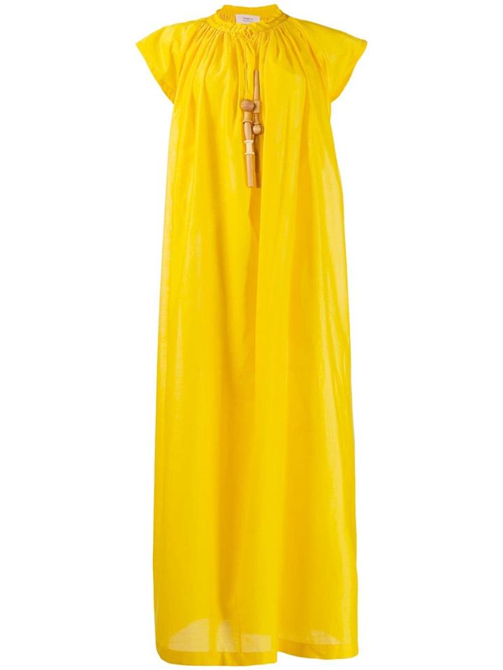 Ports 1961 Short-sleeved Maxi Dress - Yellow