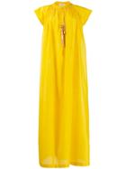 Ports 1961 Short-sleeved Maxi Dress - Yellow