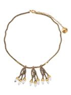 Camila Klein Embellished Pendants Necklace - Metallic