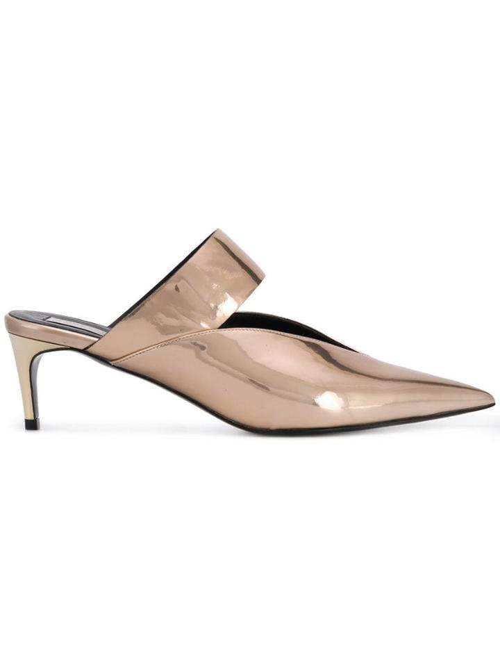 Stella Mccartney Strap Mules - Gold