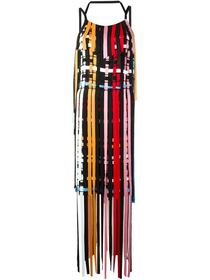 Msgm Fringed Day Dress