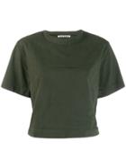 Acne Studios Boxy-fit Logo T-shirt - Green