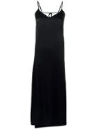 Andrea Ya'aqov Long Slip Dress - Black