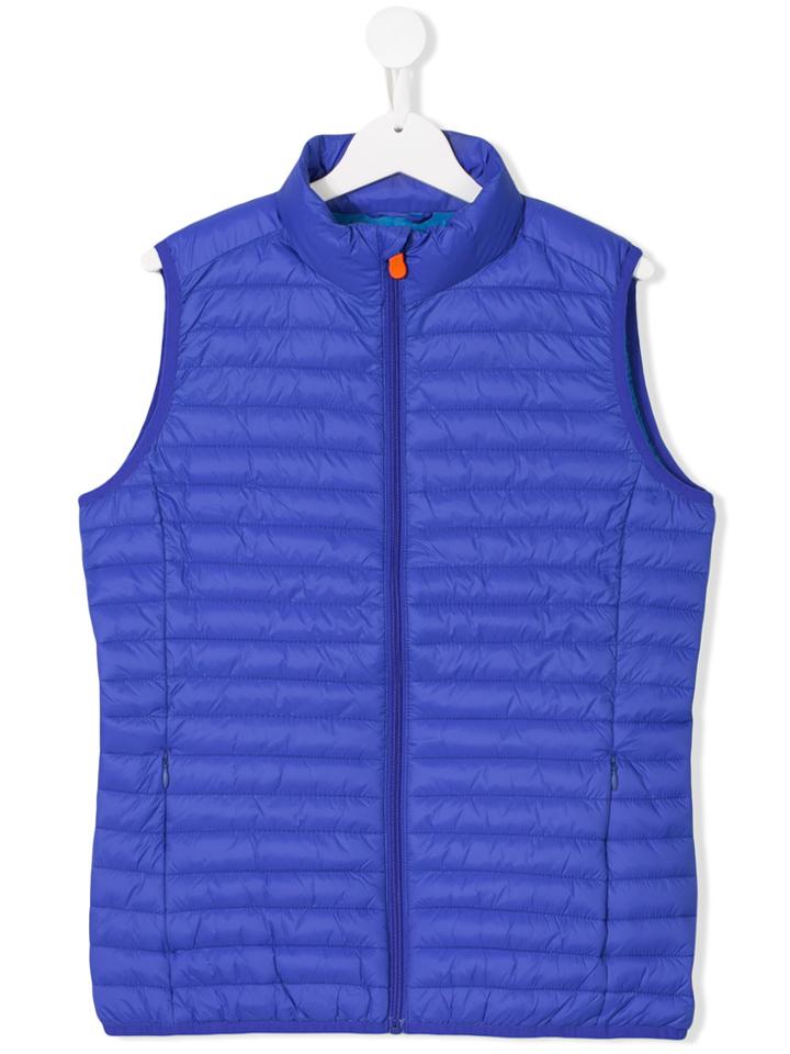 Save The Duck Kids Teen Padded Vest - Blue