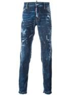 Dsquared2 'cool Guy' Bleached Effect Jeans - Blue
