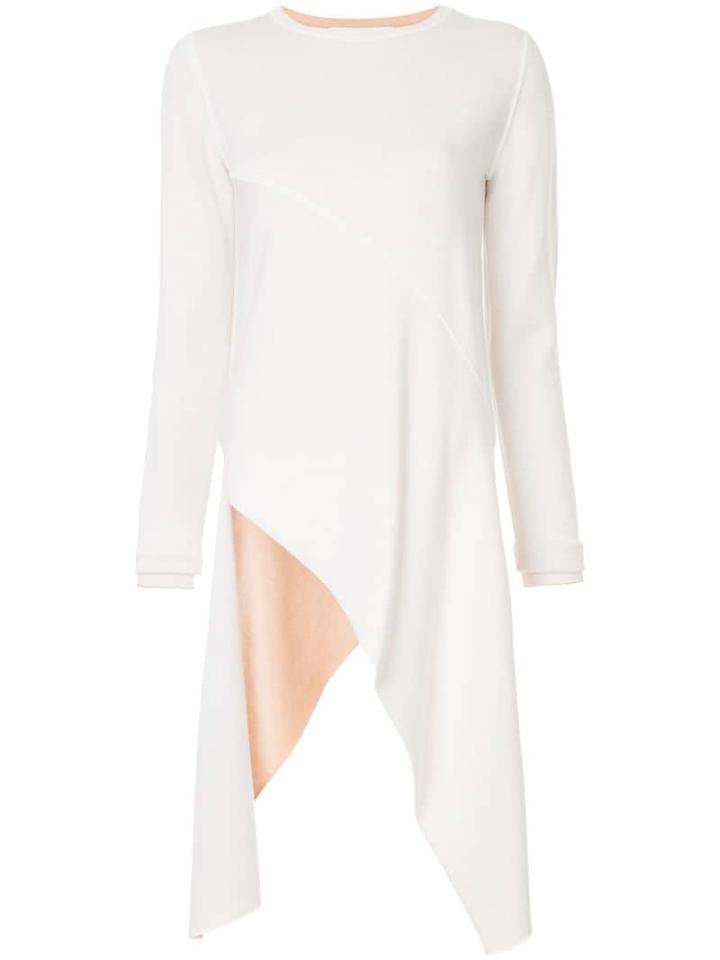 Rosetta Getty Asymmetric Pointed Jumper - White