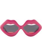 Linda Farrow Yazbukey Lips Sunglasses - Pink