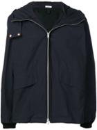 Jil Sander Zip Hooded Jacket - Blue