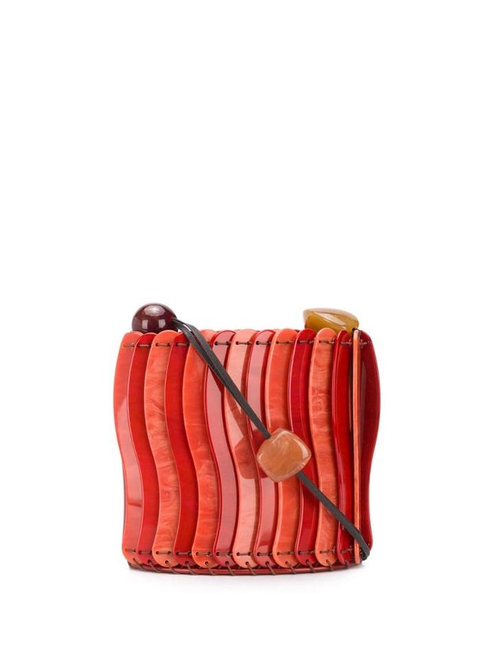 Ulla Johnson Layered Bead Shoulder Bag