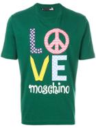 Love Moschino 'peace And Love' T-shirt - Green