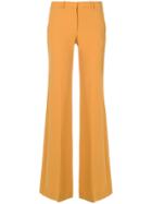Theory Wide-leg Trousers - Yellow & Orange