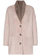 Isabel Marant Étoile Carman Shearling-lined Jacket - Pink