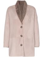 Isabel Marant Étoile Carman Shearling-lined Jacket - Pink