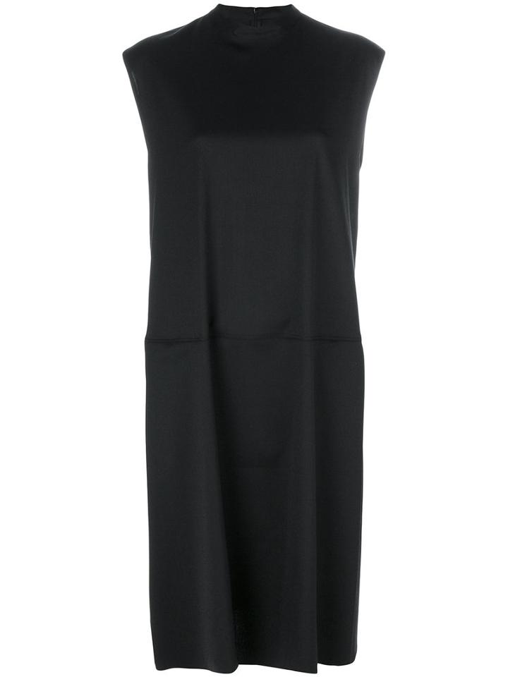 Mm6 Maison Margiela - Loose-fit Sleeveless Dress - Women - Polyester/spandex/elastane/virgin Wool - 40, Black, Polyester/spandex/elastane/virgin Wool