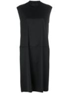 Mm6 Maison Margiela - Loose-fit Sleeveless Dress - Women - Polyester/spandex/elastane/virgin Wool - 40, Black, Polyester/spandex/elastane/virgin Wool