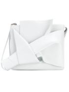 No21 Abstract Bow Clutch Bag - White