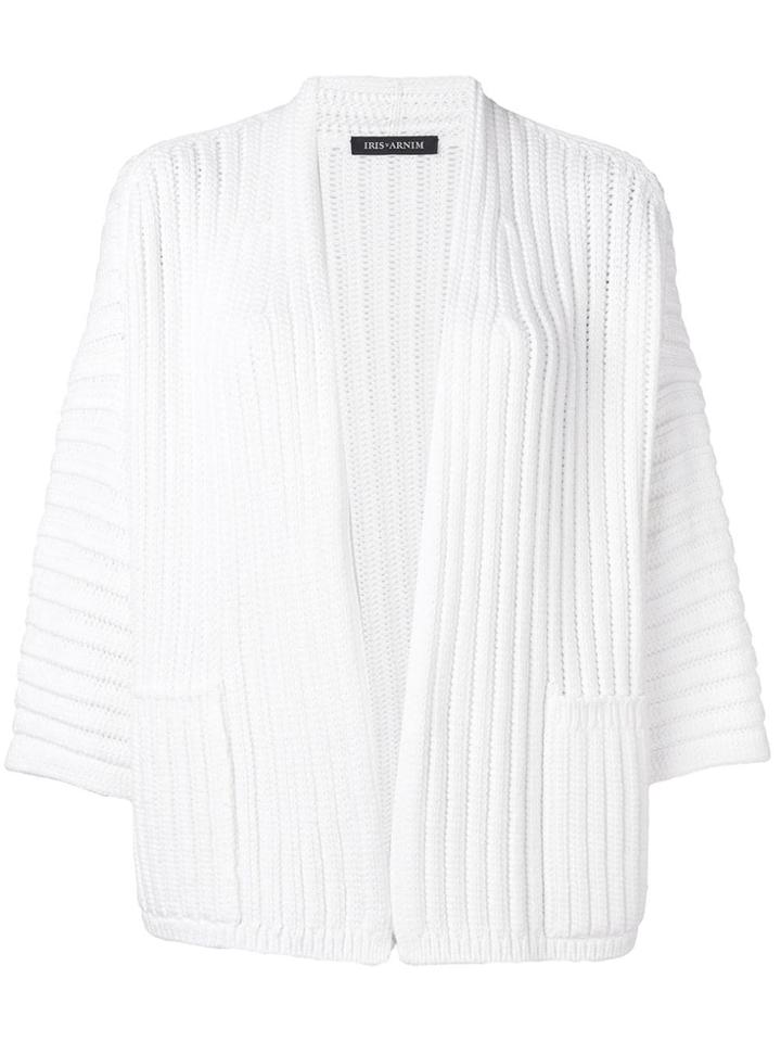 Iris Von Arnim Niki Cardigan - White