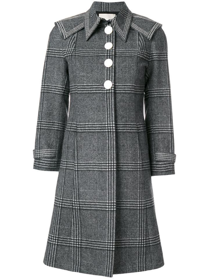 Marco De Vincenzo - Frock Coat - Women - Cotton/viscose/virgin Wool - 42, Grey, Cotton/viscose/virgin Wool