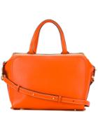 Loewe - Embossed Shoulder Bag - Women - Calf Leather - One Size, Yellow/orange, Calf Leather