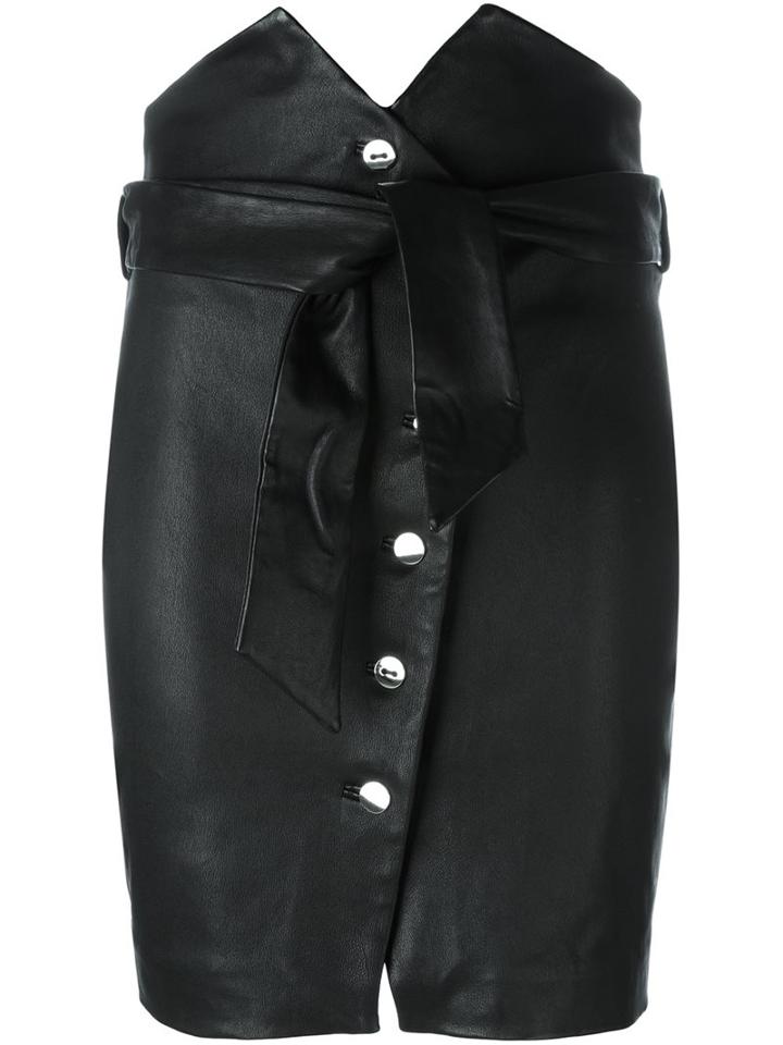 Iro 'arya' Skirt, Women's, Size: 38, Black, Lamb Skin