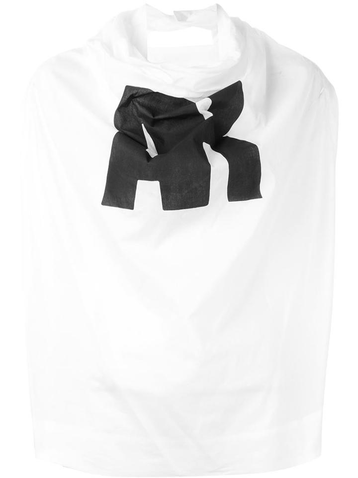 Vivienne Westwood Anglomania Print Detail Volume Top