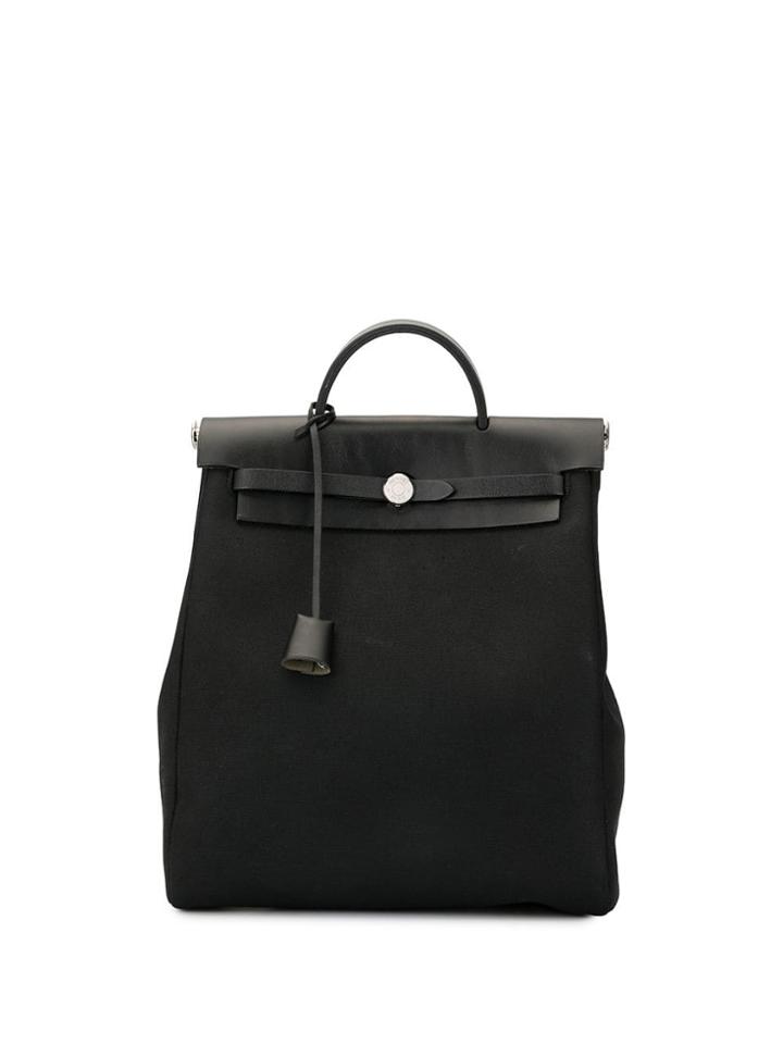 Hermès Pre-owned Herbag Two-way Backpack - Black