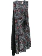 Antonio Marras Asymmetric Wrap Dress - Multicolour