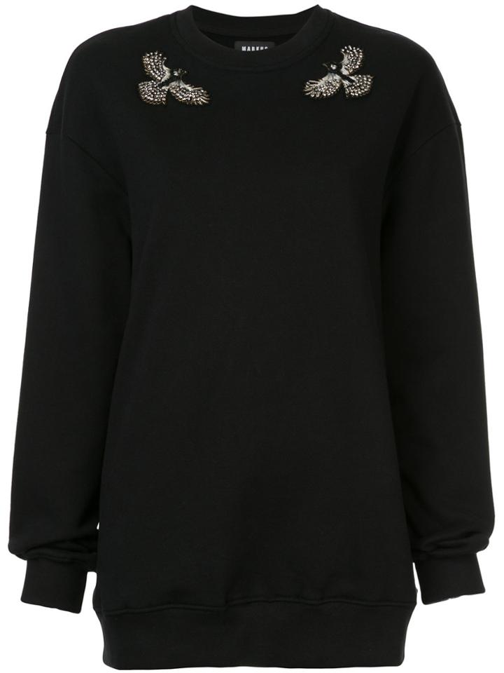 Markus Lupfer Bird Embellished Sweatshirt - Black