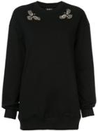 Markus Lupfer Bird Embellished Sweatshirt - Black